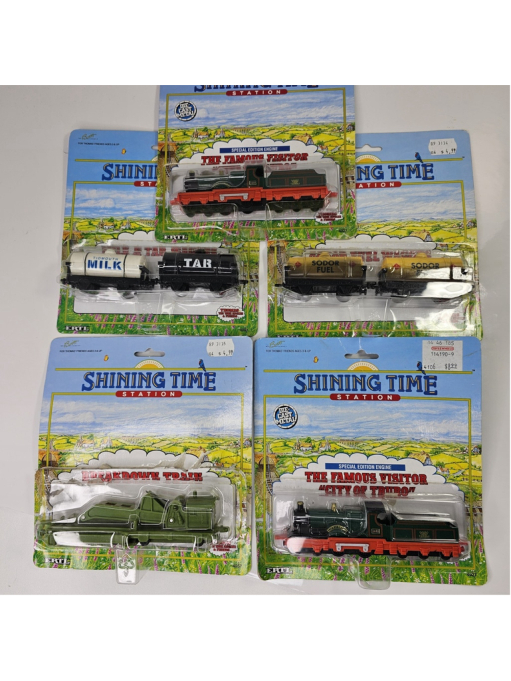 Shining Time Station ERTL Thomas Train Lot 5 Pieces City Of Truro Sodor Fuel...